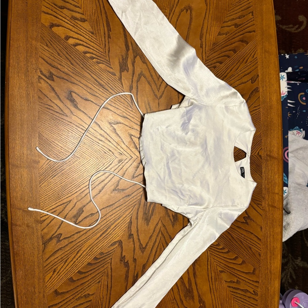 Zara Crisp White Blouse